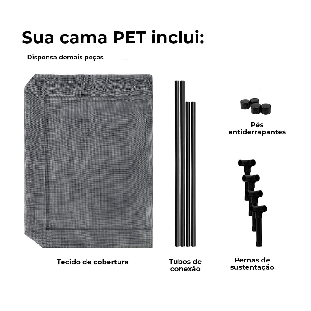 Cama Suspensa Pet Grande 2